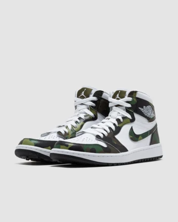 Jordan 1 High Golf Camo Paar