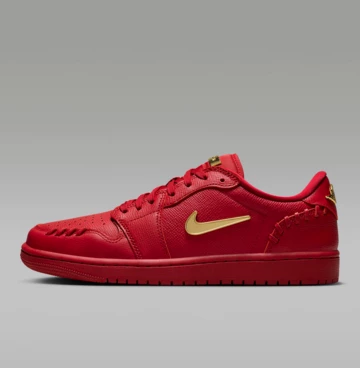 Jordan 1 Low Method of Make Gym Red Außenseite