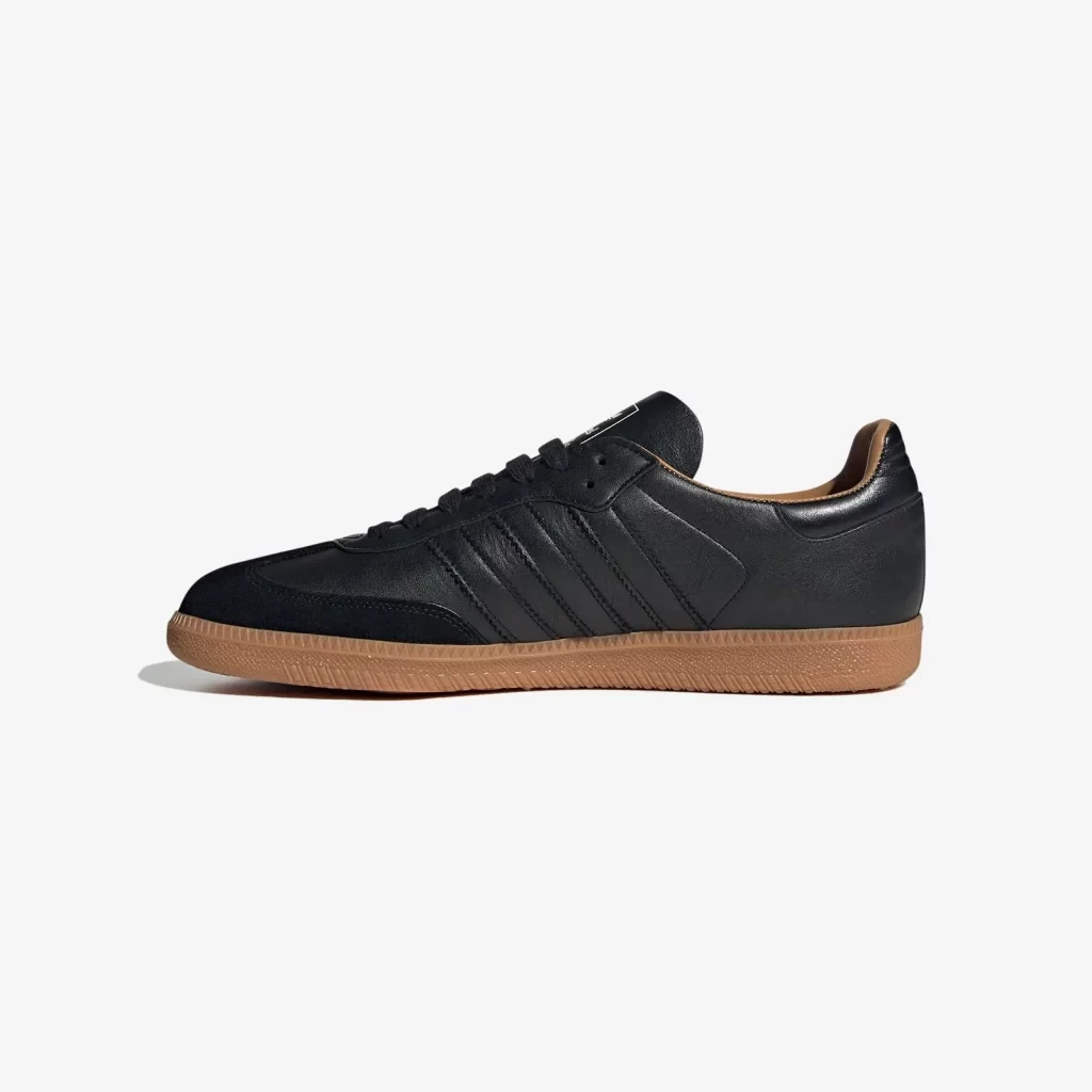 Adidas samba black black gum hotsell