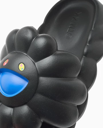 Takashi Murakami x Ohana Hatake Full-Bloom Slides Black Blue