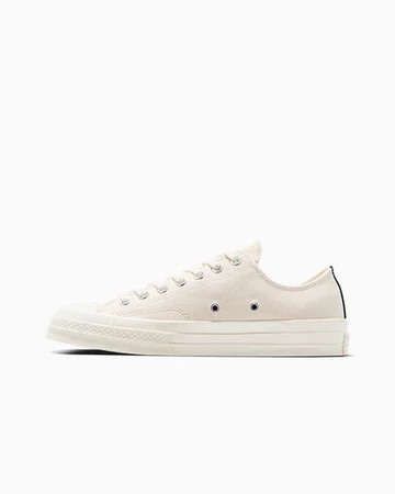 CDG Converse Chucks Single Heart Low white Innenseite