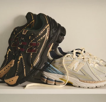 Kith x New Balance 1906r in Black und White Blue