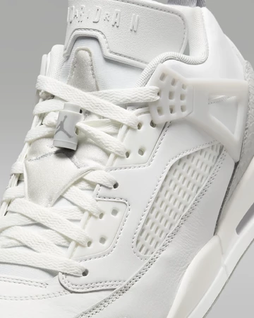 Jordan Spizike Low Metallic Silver Detailbild