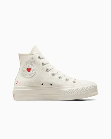 Converse Valentines Day Pack Chuck All Star Off White Innenseite