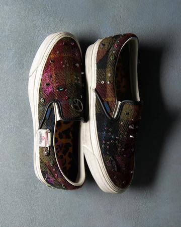 Harris Tweed x Vans Pack von oben