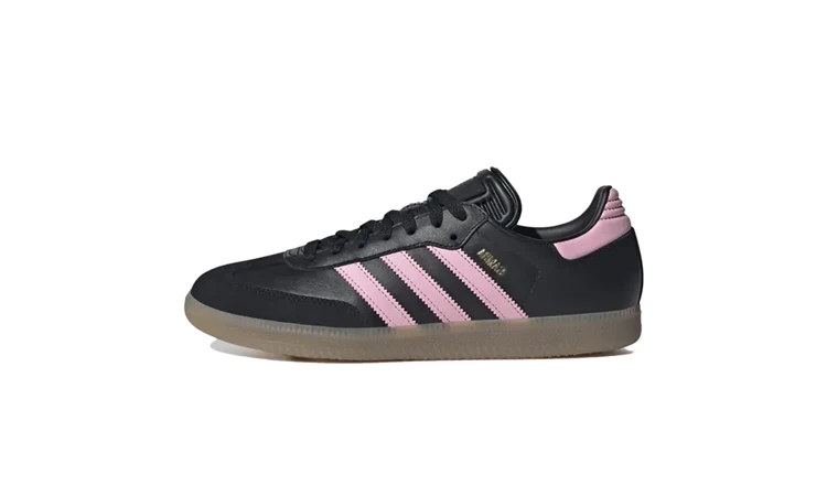 Inter Miami CF adidas Samba Black auf weissem Hintergrund