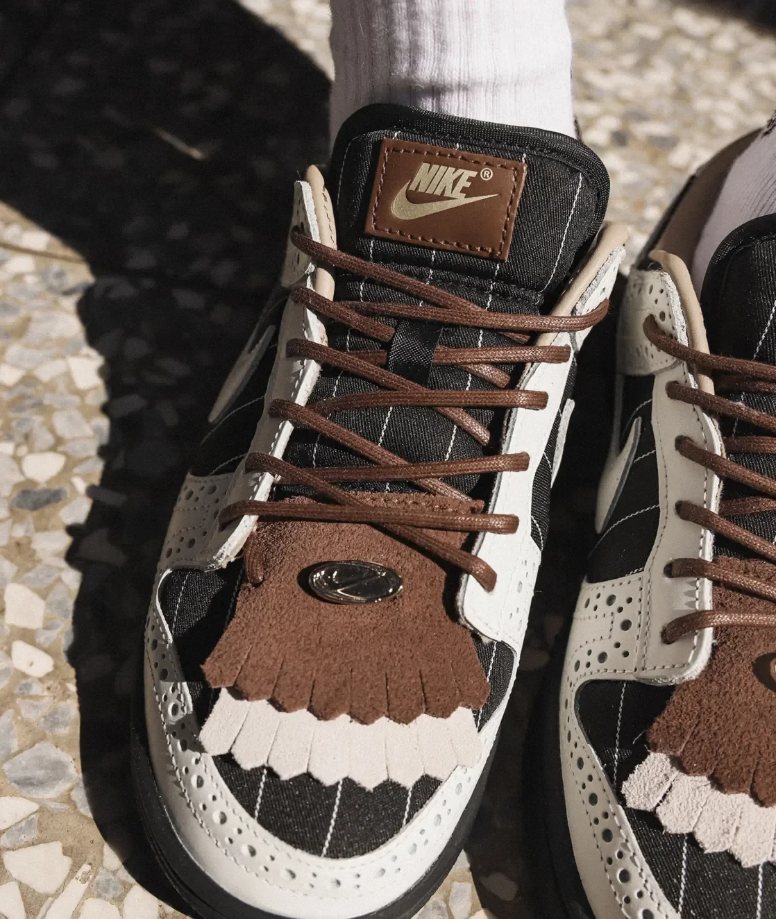 Nike Dunk Low LX Brogue Pinstripe FV3642-010 | Dead Stock