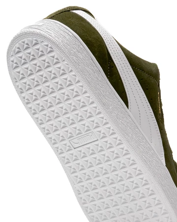 Der Puma Suede XL Olive Green von unten