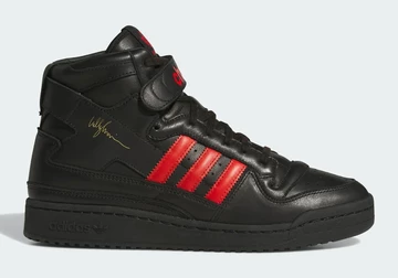 Willy Chavarria x adidas Forum Boot Mid Black Außenseite