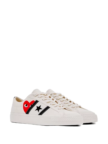 Comme des Garçons x Converse One Star Academy Pro White Paar