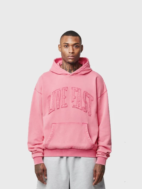 College Hooded Pink Image