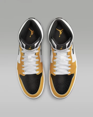 Jordan 1 Mid Yellow Ochre von Oben