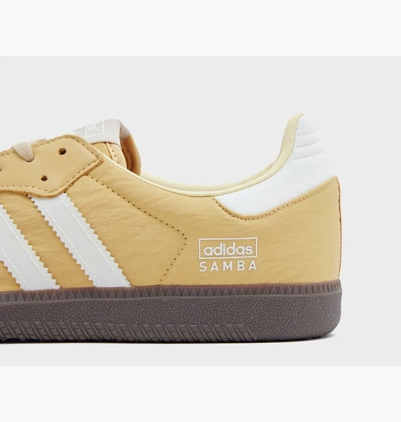 adidas gazelle silver green womens Adidas Women's Samba OG Off White / Oat / Violet Tone Low Top Sneakers main image 1