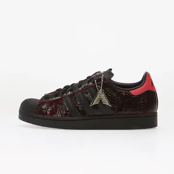 Anthony Edwards x adidas Superstar II Core Black Pure Ruby