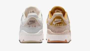 Nigo x Nike Air Force 3 Low SP Bamboo Paar Fersen