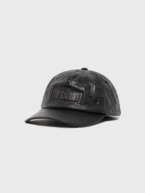 Faux Leather Baseball Cap Image