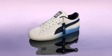 Playstation Puma Suede Pack White Lookbook von der Seite