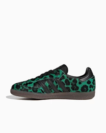 adidas Samba Leopard Semi Screaming Green