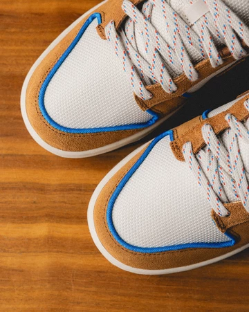 Dunk Low PRM Light British Tan Lookbook Detail Toebox