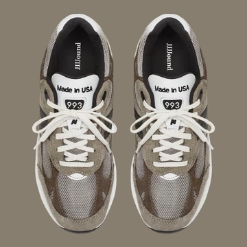 JJJJound x New Balance 993 Military Urban Angora von Oben