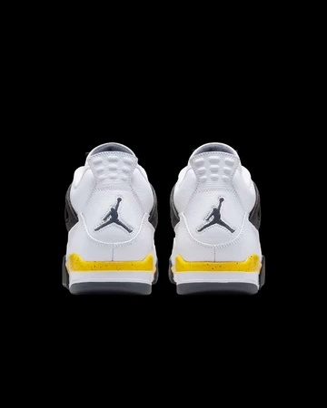 Air Jordan 4 Tour Yellow 2026 von hinten