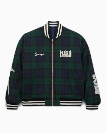Nigo x Nike Reversible Varsity Jacket College Navy Innenseite