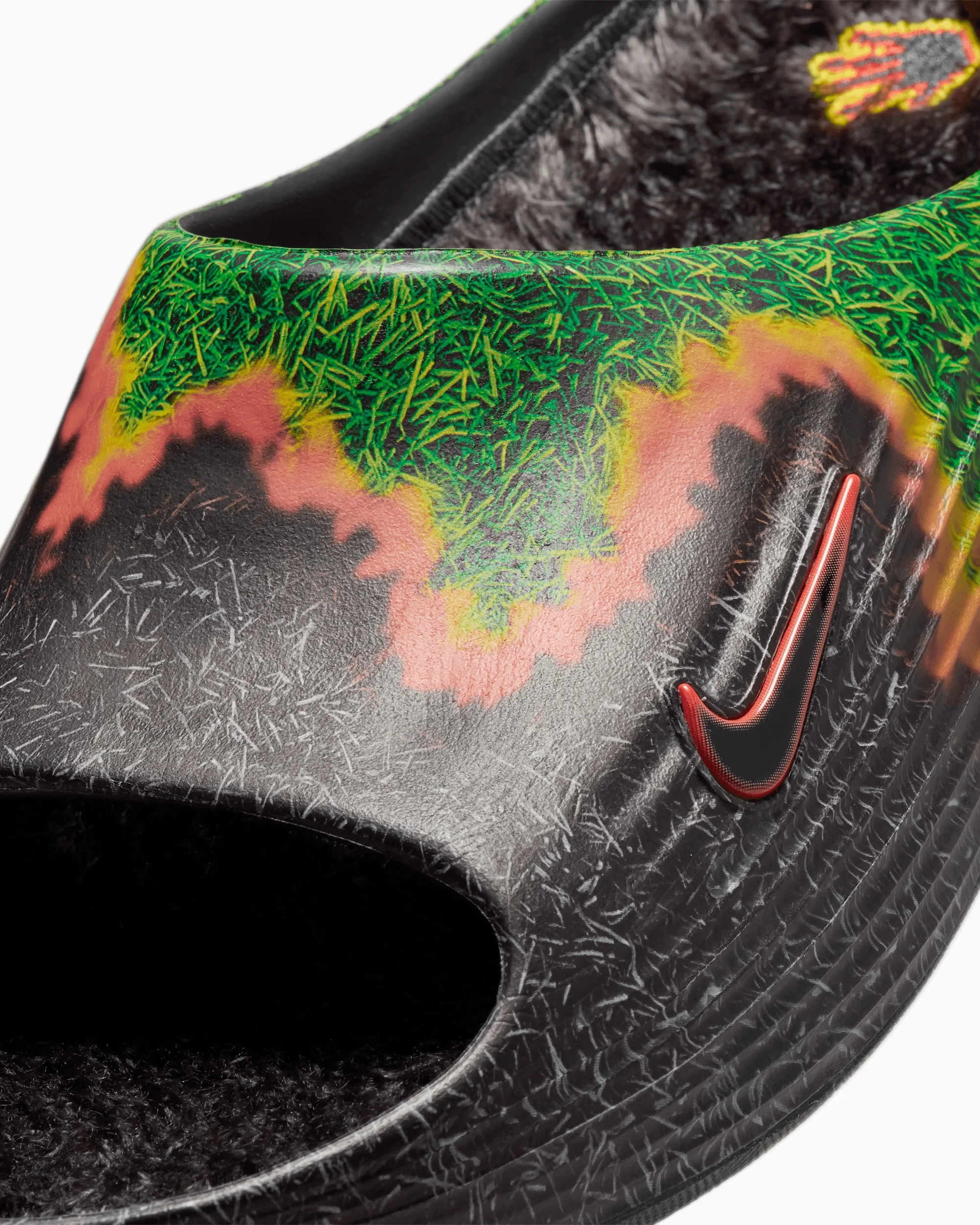 SWOOSH x Nike ReactX Rejuven8 Slide Touch Grass Dark Smoke Grey