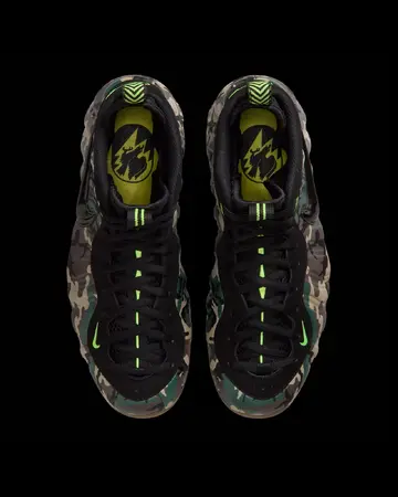 Nike Air Foamposite Pro Army Camo von oben