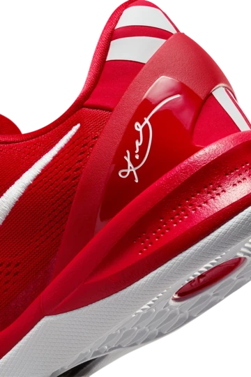 Nike Kobe 8 Protro University Red Ferse