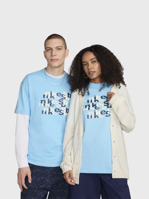 Nike SB SKate Shirt hellblau Image