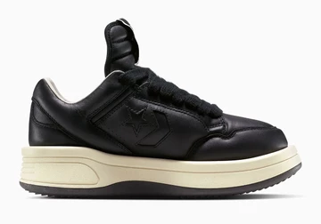 Rick Owens x Converse Turbowpn Low DRKSHDW Schwarz Außenseite
