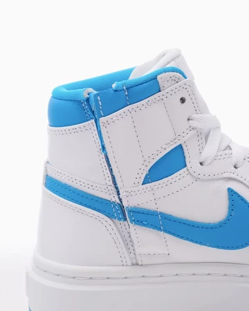 Jordan 1 Elevate High Dark Powder Dust Detail Knöchelkragen