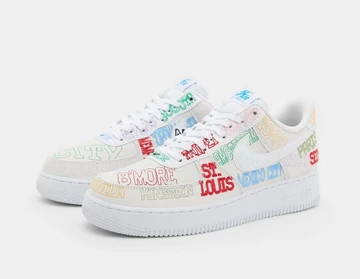 Nike Air Force 1 World Tour White Paar