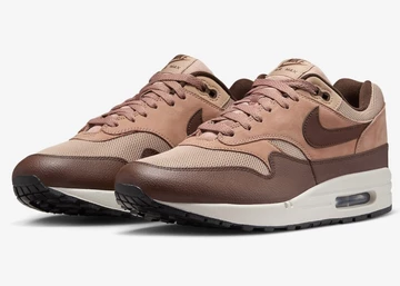 Der Air Max 1 Hemp Cacao Wow von schräg außen