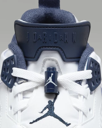 Deetails des Jordan Spizike Low Obsidian