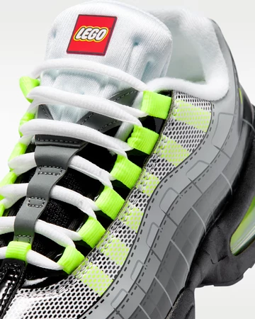LEGO x Nike Air Max 95 GS Neon Details
