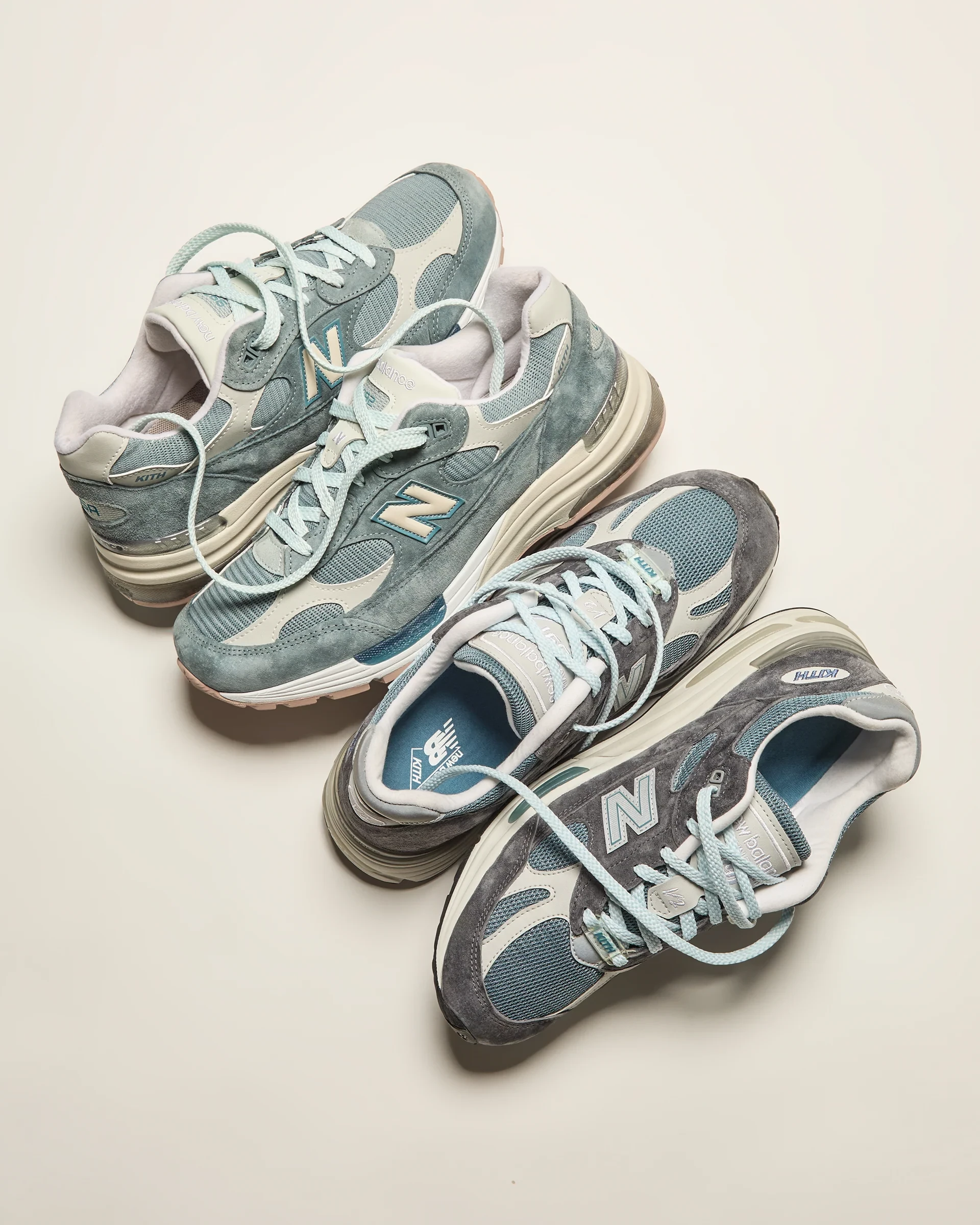 Kith & New Balance Made in USA 992 - Aegean Blue / Shadow