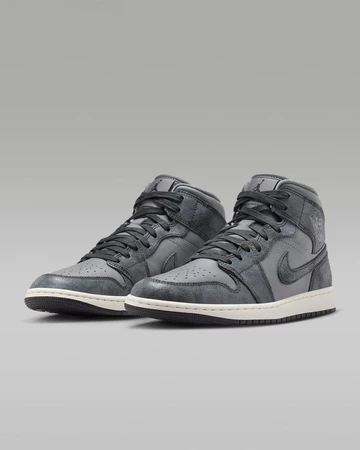 Jordan 1 Mid Distressed Smoke Grey