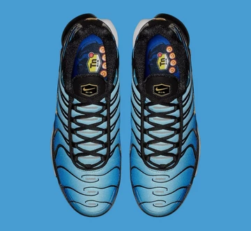 Air Max Plus Hyper Blue von oben
