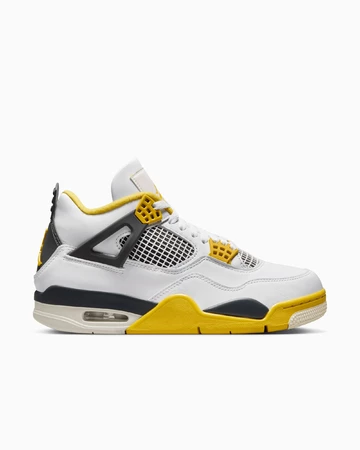 Jordan 4 Vivid Sulfur Außenseite