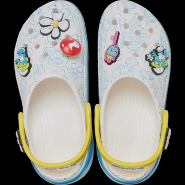 The Smurfs x Crocs Classic Pack von oben 1