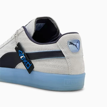 Playstation Puma Suede Pack White Detail seitlich von Hinten