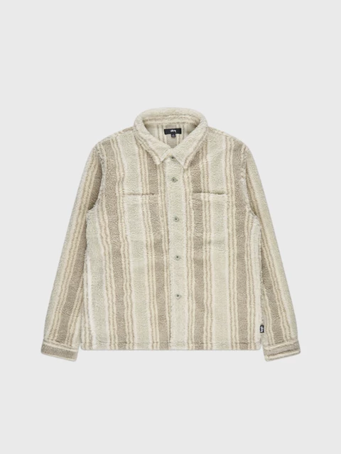 STRIPE SHERPA SHIRT Image