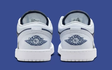 Jordan 1 Low Football Grey Paar Ferse