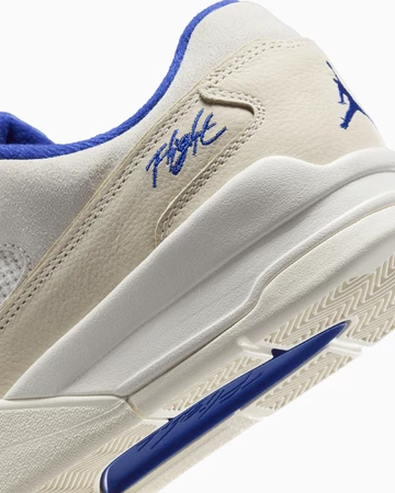 Jordan Flight Court White Ferse Details