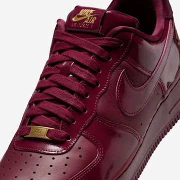 Central Cee x SYNA WORLD x Nike Air Force 1 Low Dark Beetroot Upper Details