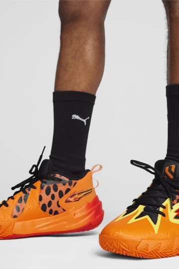 Cheetos Puma Scoot Zeros On Feet Detail