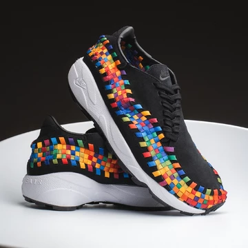 Nike Air Footscape Woven Black Rainbow Mood 1