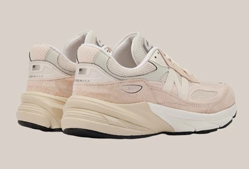 New Balance 990v6 Vintage Rose von hinten