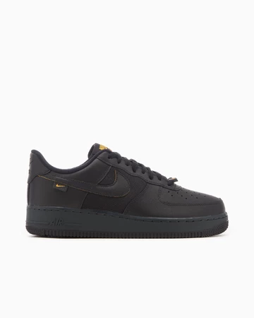 Air Force 1 Low Ballistic Mesh Black University Gold Innenseite